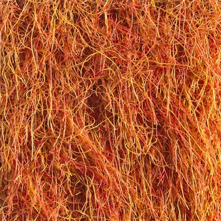 Hyrmatta, 50x50cm, orange